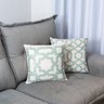 Kit 2 Capas Almofadas Arabesco Verde Linho 45x45 - 2