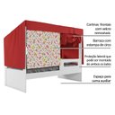 Ver imagem 5 de Cama Infantil Circus Tenda Diversão com Barraca Branco/Vermelho