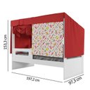 Ver imagem 6 de Cama Infantil Circus Tenda com Cama Auxiliar Branco