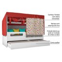 Ver imagem 5 de Cama Infantil Circus Tenda com Cama Auxiliar Branco