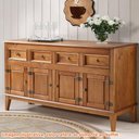 Ver imagem 2 de Buffet Antoine 4 Portas e 4 Gavetas Cor Amendoa 149 Cm - 62682