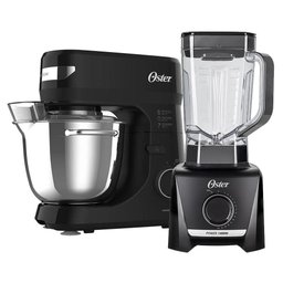 Kit Batedeira Planetária Bowl Inox Iii E Liquidificador 1400 Oster - 127v - 1 Kit Batedeira Planetária Bowl Inox Iii E Liquidificador 1400 Oster - 127v - 1