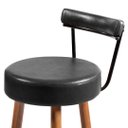 Ver imagem 5 de Kit 3 Banquetas Cozinha e Espaço Gourmet Clarice 80 Cm - Preto