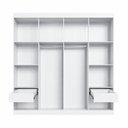 Ver imagem 3 de Roupeiro 4 Portas America Friz Branco