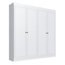 Ver imagem 2 de Roupeiro 4 Portas America Friz Branco