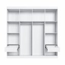 Ver imagem 4 de Roupeiro 4 Portas America Friz Branco