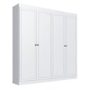Ver imagem 2 de Roupeiro 4 Portas America Friz Branco