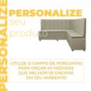 Ver imagem 7 de Kit Canto Alemão Liso 4 Lugares com Baú Veludo Bege 1,25x1,60m Sofa Store