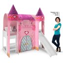 Ver imagem 4 de Cama com Escorregador Joy com Dossel Barraca Castelo e 2 Torres 