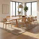 Ver imagem 2 de Mesa de Jantar Stallion com 10 Cadeiras Andaluz Linho Bege 270cm
