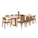 Ver imagem 1 de Mesa de Jantar Stallion com 10 Cadeiras Andaluz Linho Bege 270cm