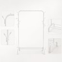 Ver imagem 3 de Cabideiro Arara para Closets com Prateleira Florida 147cm Jolitex Mek - Branco