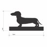 Porta Chave Decorativo Em Mdf Dachshund - 2
