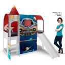 Ver imagem 4 de Cama com Escorregador Joy com Dossel Barraca Space e 1 Torre