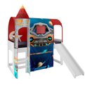 Ver imagem 2 de Cama com Escorregador Joy com Dossel Barraca Space e 1 Torre
