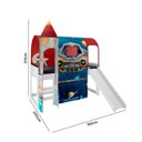 Ver imagem 3 de Cama com Escorregador Joy com Dossel Barraca Space e 1 Torre