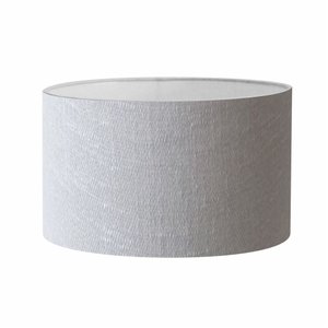 Cúpula Abajur e Luminária em Tecido Cilíndrica Vivare Cp-7024 Ø50x25cm - Bocal Nacional - Rustico Ci