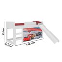 Ver imagem 6 de Cama com Escada Joy Cortina Carros Disney e Luz de LED Pura Magia