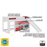 Cama com Escada Joy Cortina Carros Disney e Luz de LED Pura Magia - 7