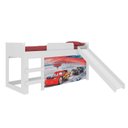 Ver imagem 2 de Cama com Escada Joy Cortina Carros Disney e Luz de LED Pura Magia