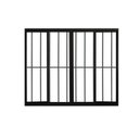 Ver imagem 2 de Janela de Alumínio de Correr 100x120cm 4 Folhas Grade Hale Esquadrias