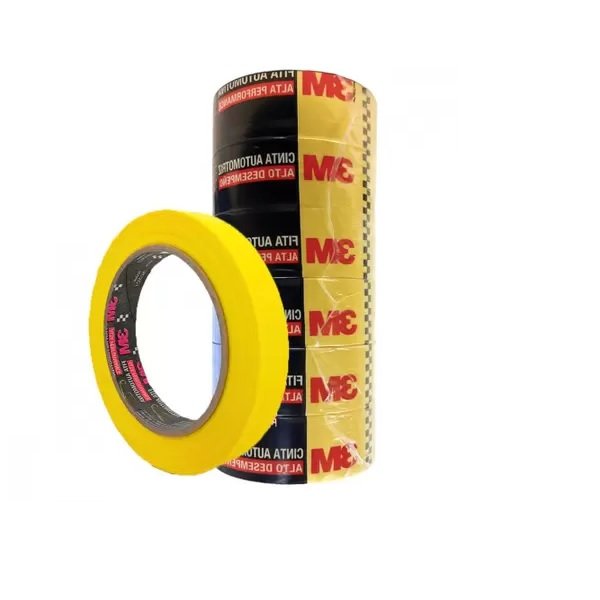 Kit com 6 Fita Crepe Automotiva de Alta Performance 48mm X 50m 3m Hc000660544 - 1