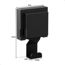 Ver imagem 6 de Kit 2 Cabide de Parede Gancho com Ventosa Preto Max