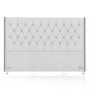 Ver imagem 6 de Cabeceira Cama Box Solteirão 96cm Florenza P02 Linho Cinza Claro - Mpozenato