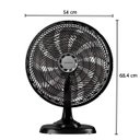 Ver imagem 2 de Ventilador de Mesa 50 Cm Turbo 10 Pás 150w Oscilante 3 Velocidades 110v Preto Ventisol 17598