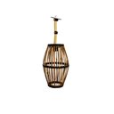 Ver imagem 2 de Luminária Artesanal de Casca de Bambu 40cm Nc Caieiras