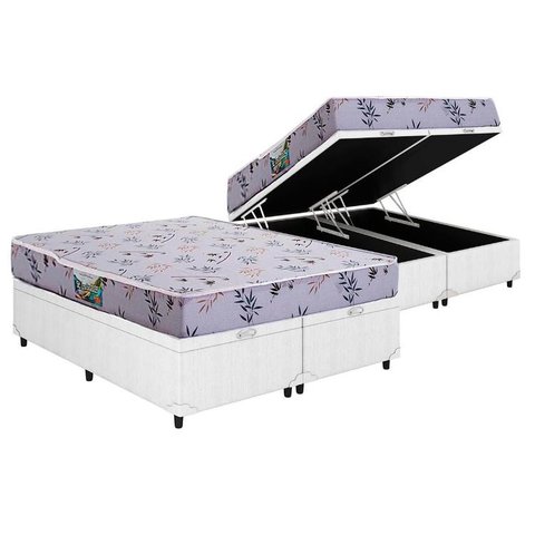 Colchão Herval D28 ST. Louis 17+Baú White 158x198