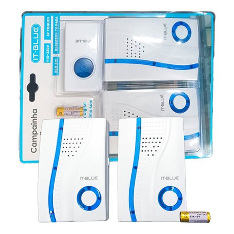 Campainha Residencial sem Fio Dupla