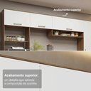 Ver imagem 6 de Cozinha Compacta Lille 8 Portas 2 Gavetas MDP 265cm Rustic Madesa
