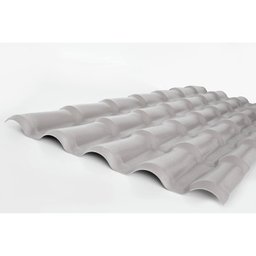 Telha PVC Colonial 88x328cm Lux Telhas - 3