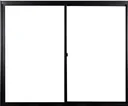 Ver imagem 1 de Vitro de Aluminio 2 Folhas sem Grade Linha Leve:1,00 X 1,50/preto