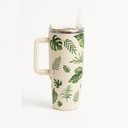 Ver imagem 2 de Copo Térmico Ms-930 1200ml com Estampas de Pássaros - Aço Inox com Tampa Emborrachada:Variado