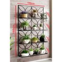 Ver imagem 2 de Jardineira Suspensa Em Ferro com Pintura Eletrostática Em Pó - 160x100