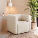 Ver imagem 1 de Poltrona Decorativa para Sala de Estar Laguna Bouclê Bege