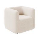 Ver imagem 3 de Poltrona Decorativa para Sala de Estar Laguna Bouclê Bege