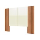 Ver imagem 1 de Cabeceira Ripada Casal 165cm 100% MDF Branco
