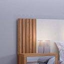 Ver imagem 2 de Cabeceira Ripada Casal 165cm 100% MDF Branco