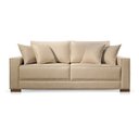 Ver imagem 2 de Sofá Living 3 Lugares Hotello Suede Bege Medio 2,00m