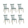 Kit 6 Cadeiras Encosto Vazado Janaina   - 1