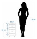 Ver imagem 5 de Carrinho de Acrílico Organizador de Maquiagem Acessórios Md1