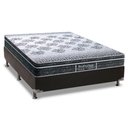 Ver imagem 1 de Cama Box Casal: Colchão Molas Ensacadas Probel Masterpocket Prodormir Springs + Base Black(138x188)