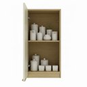 Ver imagem 3 de Armário Aéreo Cozinha 40 Cm Nanda 1 Porta Nature/arenas - Tecno Mobili