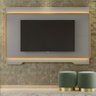 Painel Luxo Tv 42 47 48 50 55 60 65 70 Polegadas Led Sala Estar Quarto Michigan 2,07m - Cinza/ - 2