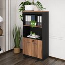 Ver imagem 1 de Armário de Escritório 80cm 2 Portas com Chave Multimóveis CR25298 