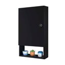 Ver imagem 1 de Armário para Banheiro Lavabo Nilo Preto 34cm