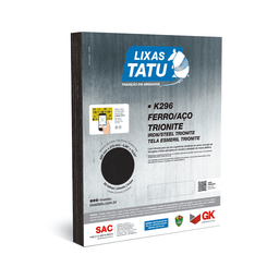Lixa Ferro/Aço Trionite Tatu c/ 25 fls - Lixa Ferro/Aço Trionite GR 50 Tatu c/ 25 fls - 1